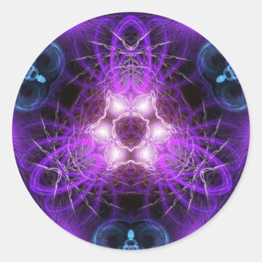 Rond Sticker FractalART 001 (Devant)