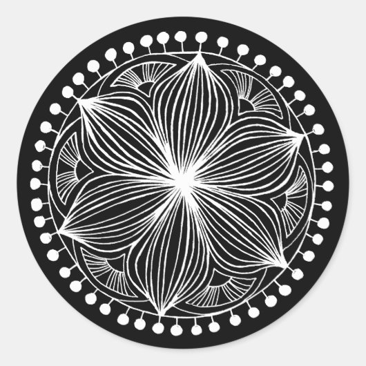 Rond Sticker Frankie Mandala (Devant)