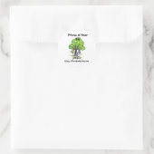 Rond sticker Friends of Arbor Day (Sac)