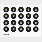 Rond Sticker Fries Before Guys (Feuille)