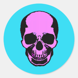 Rond Sticker frontal crâne