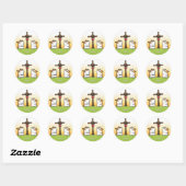 Rond Sticker Fruit of Spirit (Amour) (Feuille)