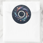 Rond Sticker Galaxy de minuit (Sac)