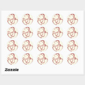Rond Sticker Ganesha (Feuille)