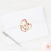 Rond Sticker Ganesha (Enveloppe)