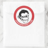 Rond Sticker GarageMonkey (Sac)