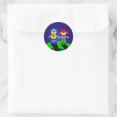 Rond Sticker GARY & GIRL (Sac)
