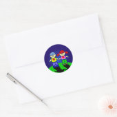 Rond Sticker GARY & GIRL (Enveloppe)