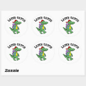 Rond Sticker Gator (Feuille)