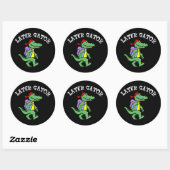 Rond Sticker Gator (Feuille)