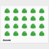 Rond Sticker Géant Green Gumdrop Candy Party Sticker (Feuille)