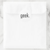 Rond Sticker geek (Sac)