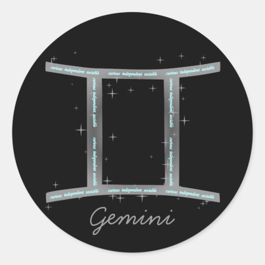 Rond Sticker Gemini (Devant)
