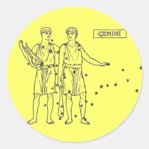 Rond Sticker Gemini