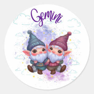 Rond Sticker Gemini Gnomoscope