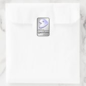 Rond Sticker Gentoo Linux (Sac)