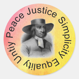 Rond Sticker George Fox
