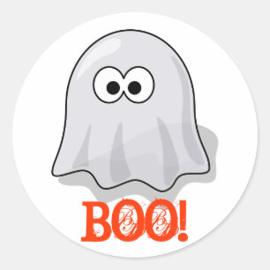 Rond Sticker Ghost mignon