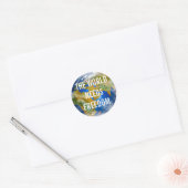 Rond Sticker Globe (Enveloppe)