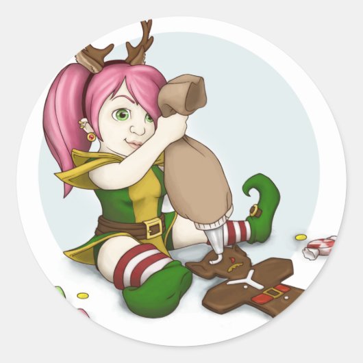 Rond Sticker Gnome (Devant)
