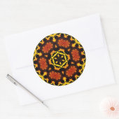 Rond Sticker Golden Geometrica (Enveloppe)