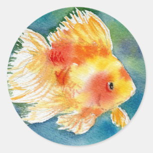 Rond Sticker "Goldfish"