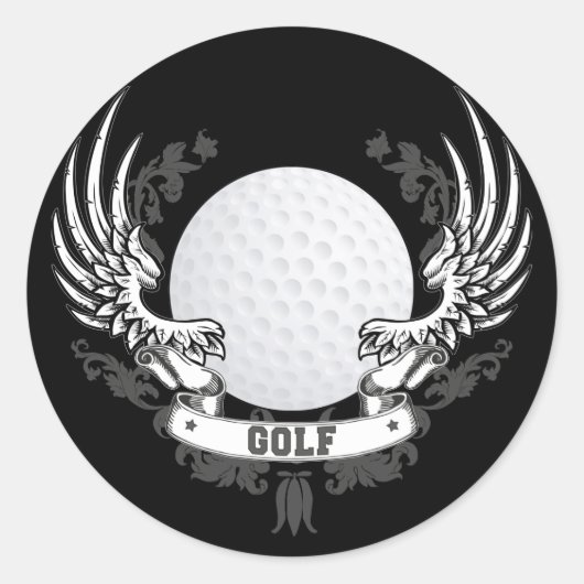 Rond Sticker Golf Wings (Devant)