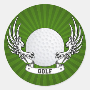 Rond Sticker Golf Wings