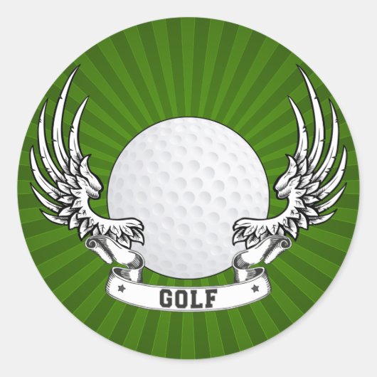 Rond Sticker Golf Wings (Devant)