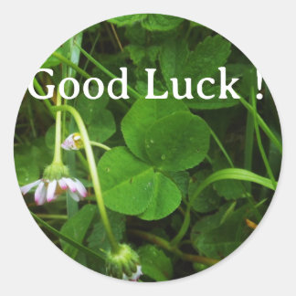 Rond Sticker Good Luck !