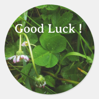 Rond Sticker Good Luck !