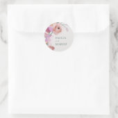 Rond Sticker Gouache Blossoms (Sac)