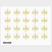 Rond Sticker Grand Ballroom (Feuille)