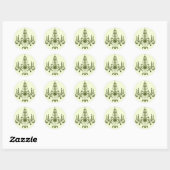 Rond Sticker Grand Ballroom (vert) (Feuille)