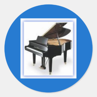 Rond Sticker Grand Piano
