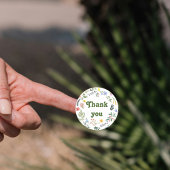 Rond Sticker Gratitude Blossoms