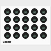 Rond Sticker Grave Logo 2 (Feuille)