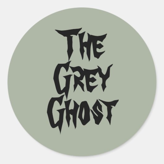 Rond Sticker Gray Ghost (Devant)