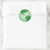 Rond Sticker Green Earth (Sac)