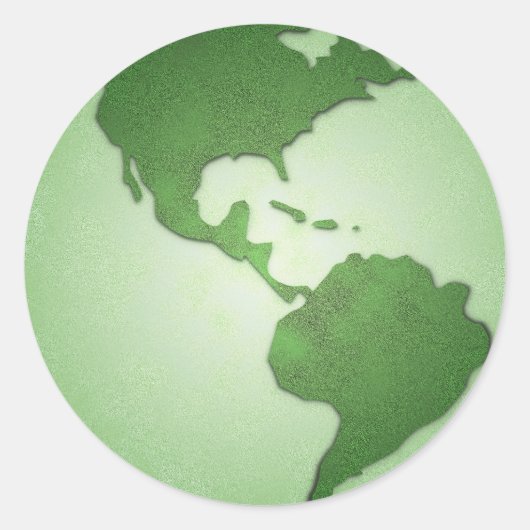 Rond Sticker Green Earth (Devant)