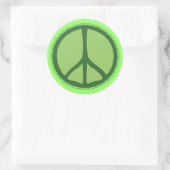 Rond Sticker Green Peace (Sac)