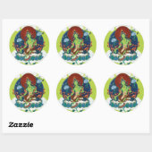 Rond STICKER Green Tara (Feuille)