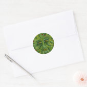 Rond Sticker Greenman Holly (Enveloppe)