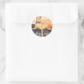 Rond Sticker 'Greyhound' (Sac)
