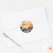 Rond Sticker 'Greyhound' (Enveloppe)