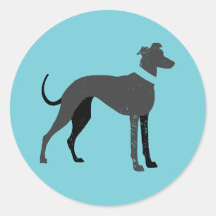 Rond Sticker Greyhound