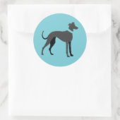 Rond Sticker Greyhound (Sac)