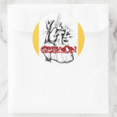 Rond Sticker Greyson Heart (Sac)