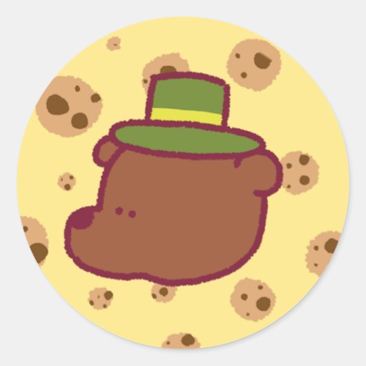 Rond Sticker Grizzly (Devant)