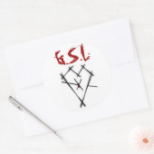 Rond Sticker GSL (Enveloppe)